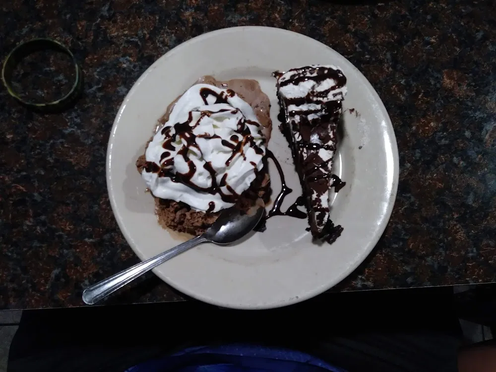 French Silk Pie and Ice Cream